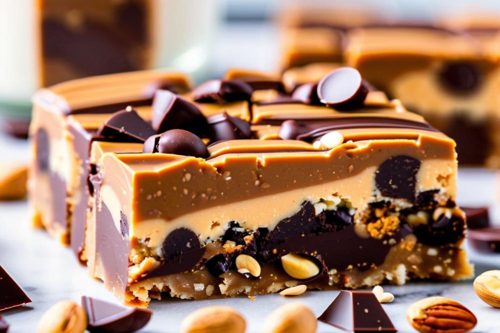 Delicious Peanut Butter Cup Protein Bars Recipe For Healthy Snacking