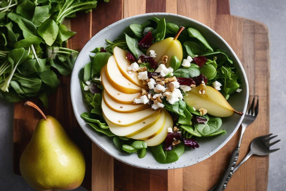 Delicious Pear And Gorgonzola Salad Recipe For Easy Entertaining