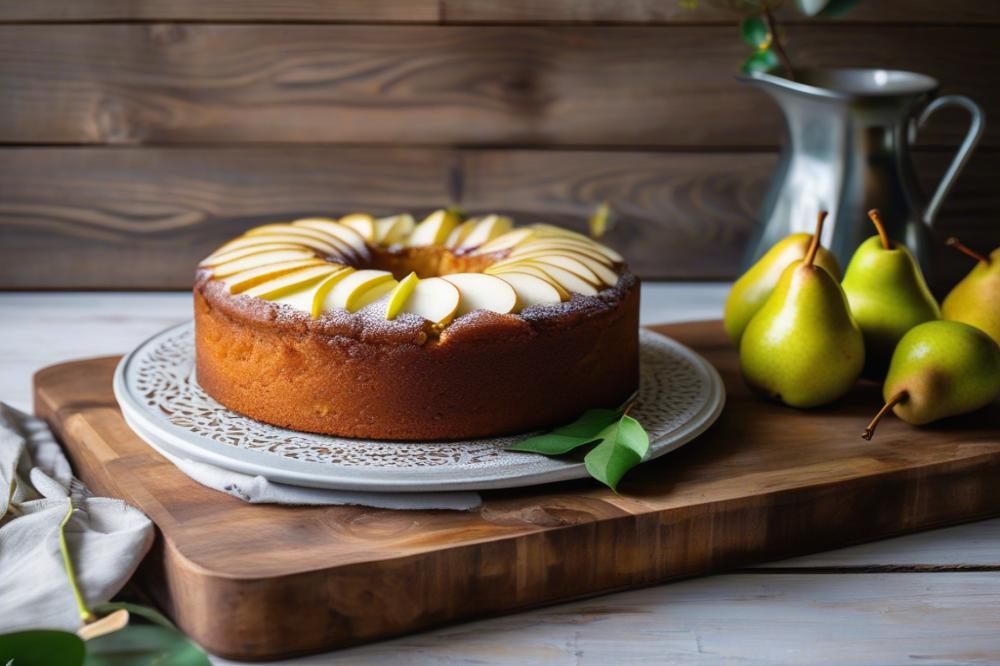 Delicious Pear Cake Recipe: Moist, Flavorful, And Easy To Make