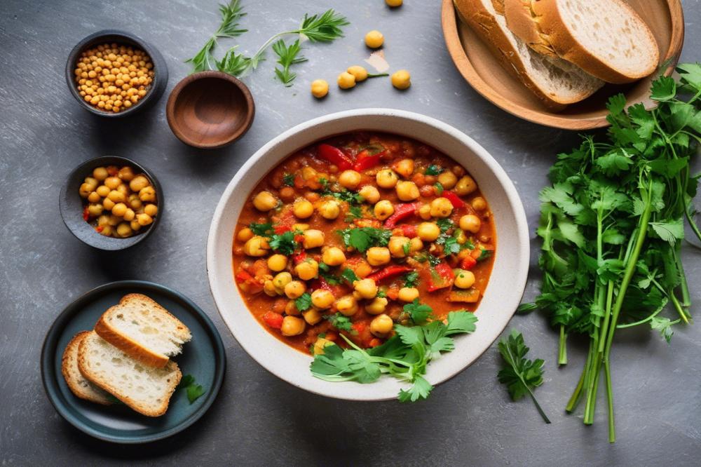 Delicious Pepper Stew With Chickpeas: A Flavorful Vegan Recipe
