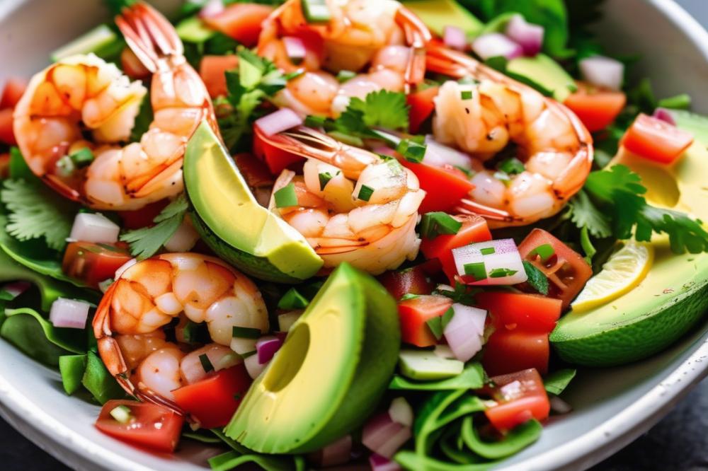 Delicious Pico De Gallo Shrimp And Avocado Salad Recipe