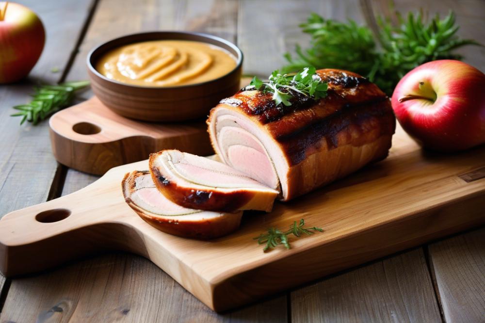 Delicious Porchetta Recipe With Flavorful Apple Sauce Twist