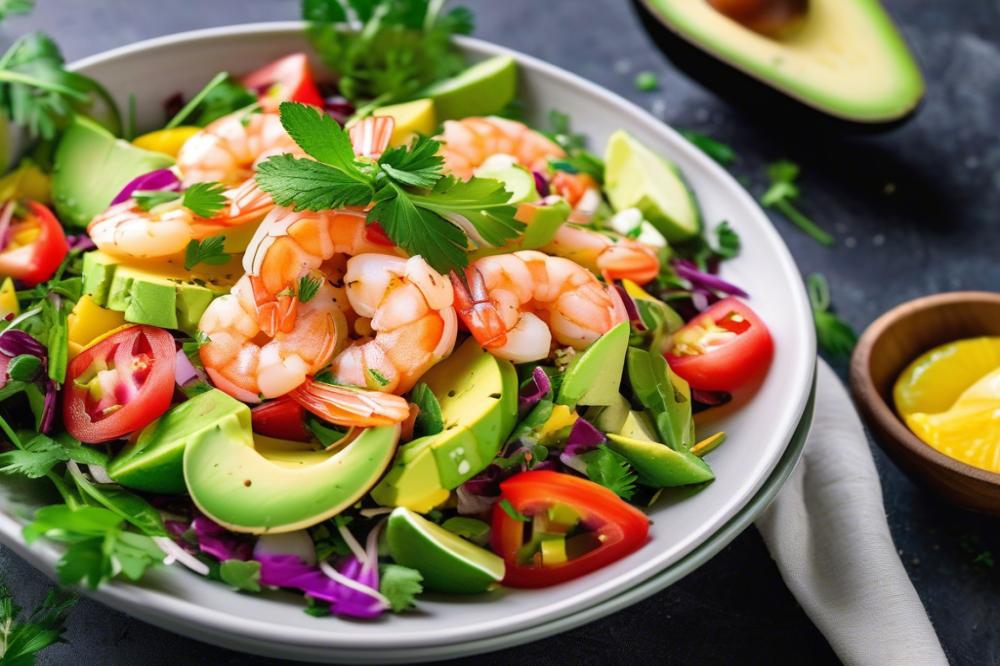 Delicious Prawn And Avocado Salad Recipe For Healthy Eating