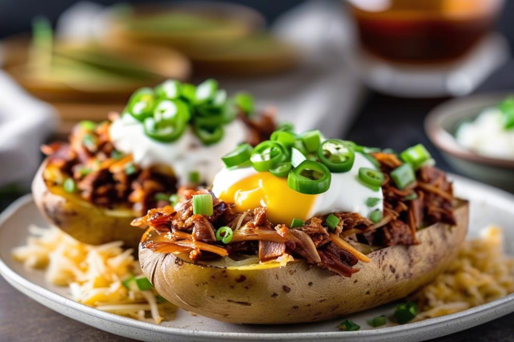 Delicious Pulled Pork Loaded Potatoes: A Flavorful Recipe