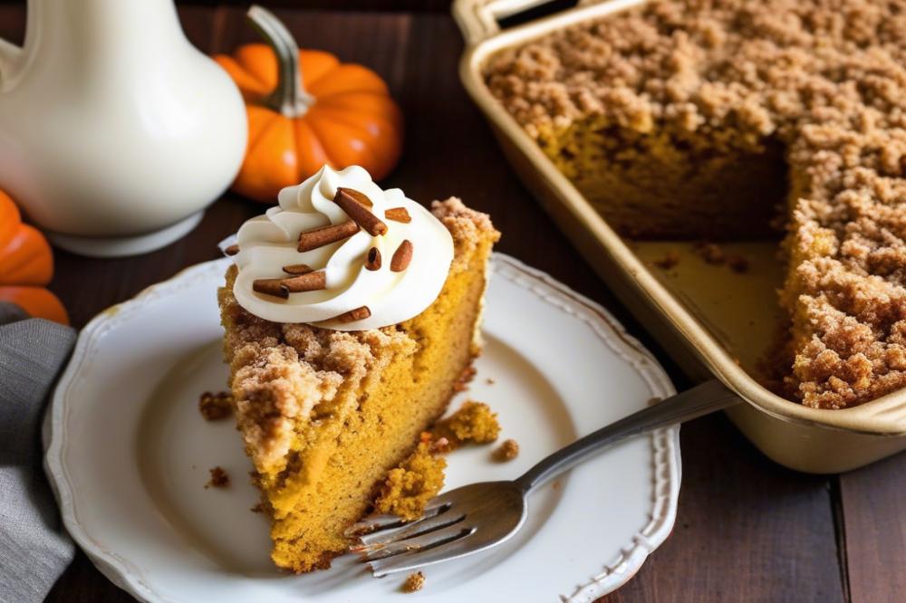 Delicious Pumpkin Cream Cheese Crumb Cake Recipe To Savor