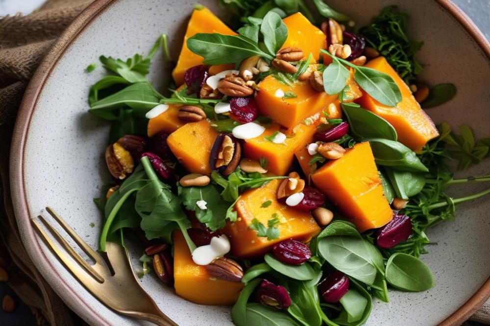 Delicious Roasted Butternut Squash Salad Recipe For Fall Meals