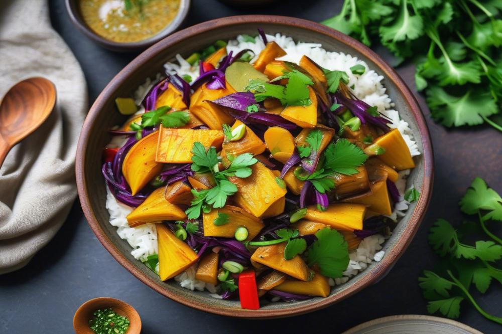 Delicious Roasted Colocasia Stir Fry With Ajwain Recipe In Hindi