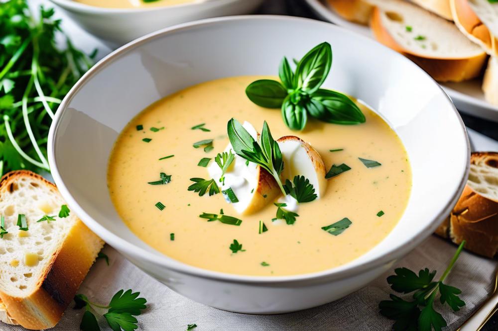 Delicious Roasted Garlic Cream Soup Recipe For Comforting Meals