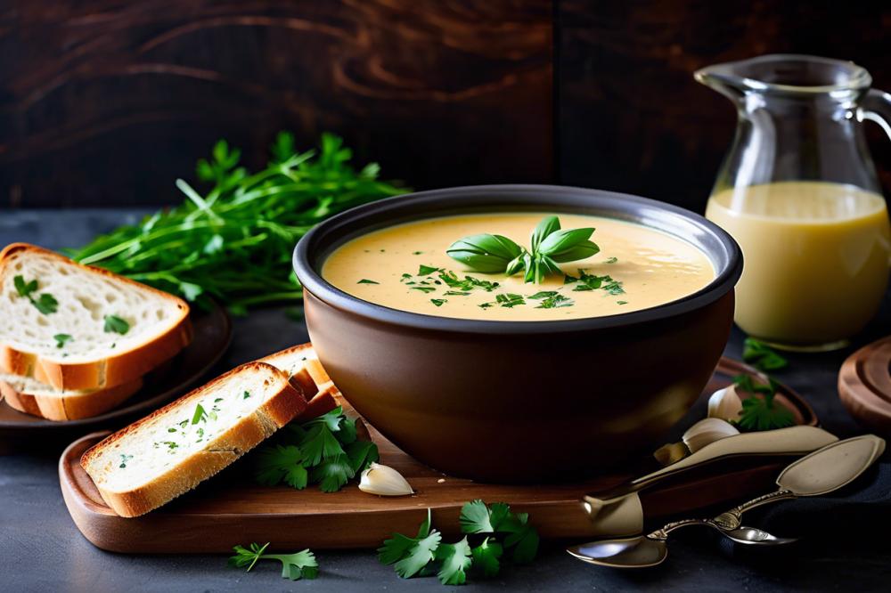 Delicious Roasted Garlic Cream Soup Recipe For Creamy Comfort