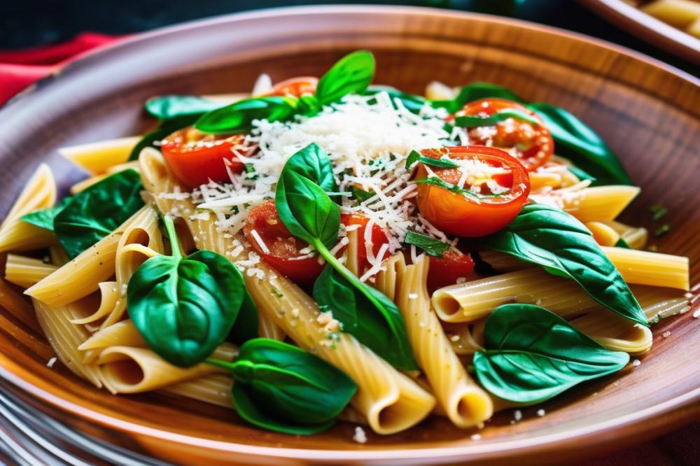 Delicious Roasted Tomato Spinach Pasta With Multi-Millet Penne