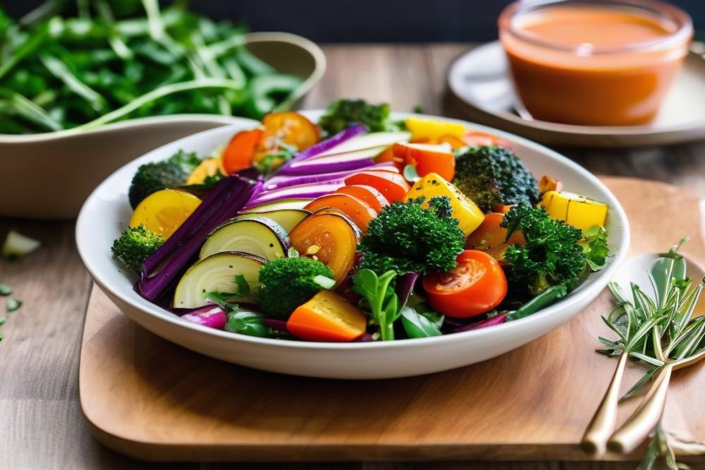 Delicious Roasted Vegetable Salad Recipe For Healthy Eating