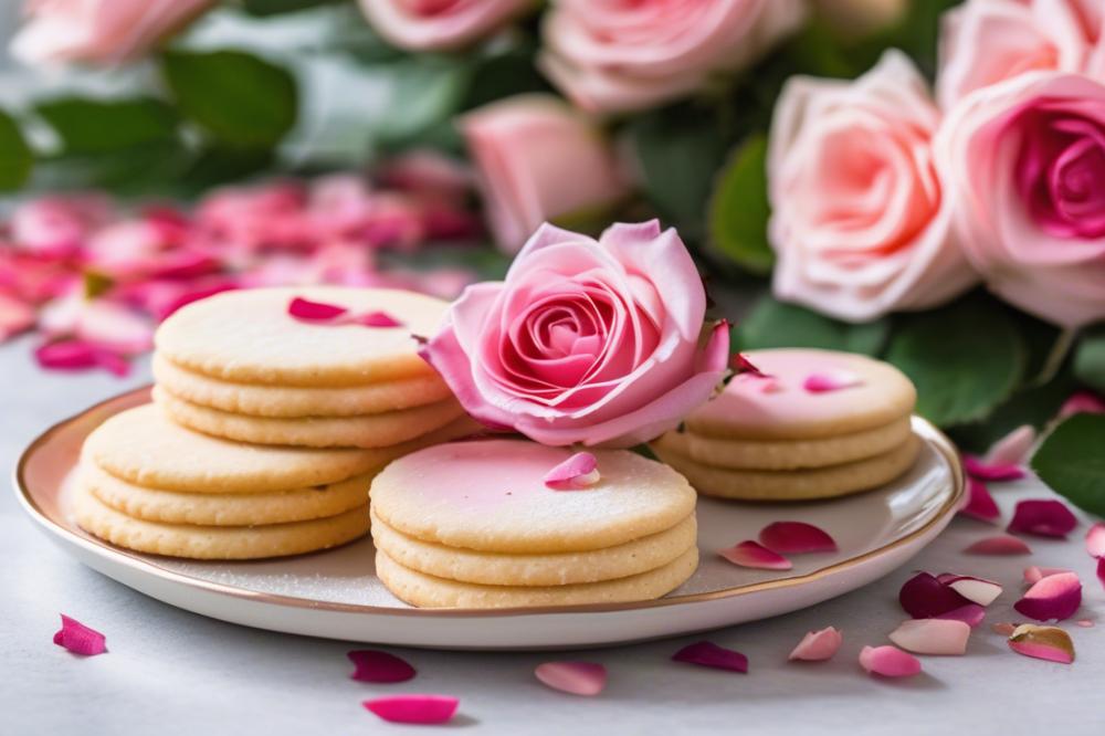 Delicious Rose Shortbread Cookies: Irresistible Floral Treat Recipe