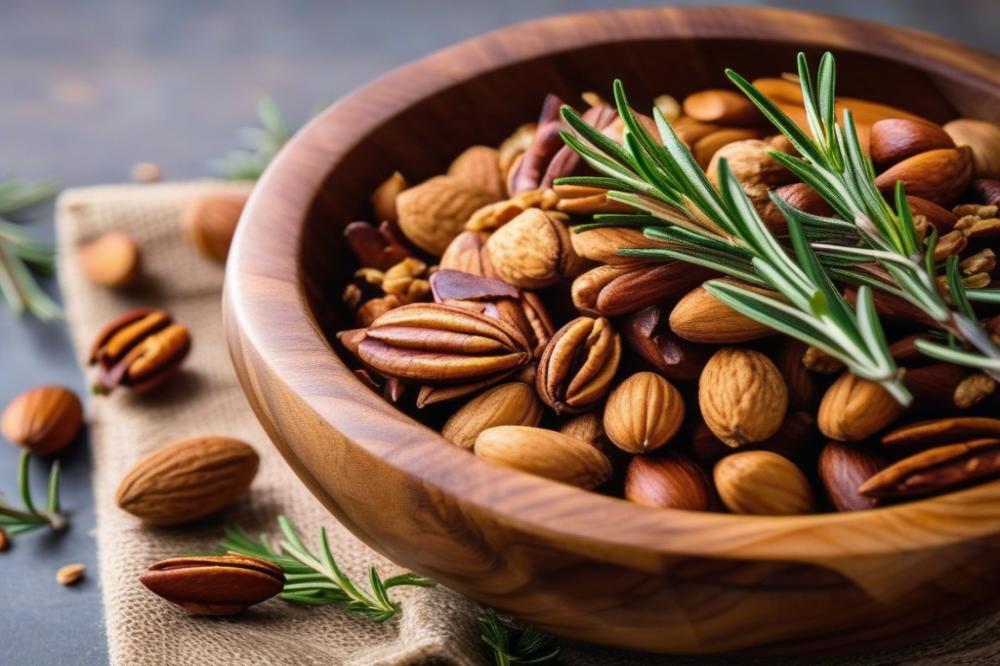 Delicious Rosemary Thyme Spiced Nuts Recipe For Snack Lovers