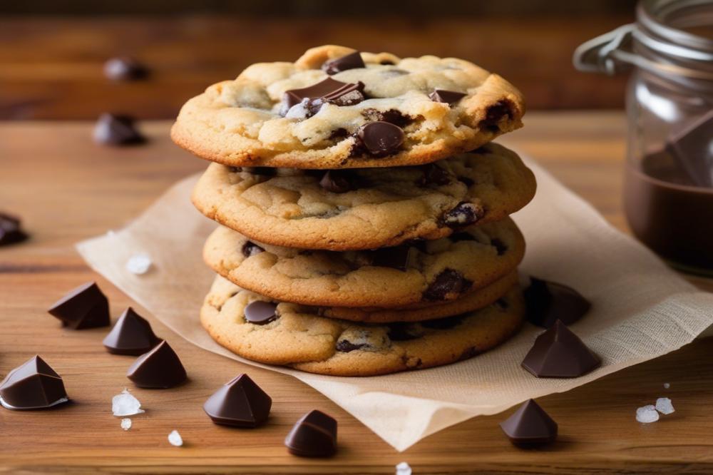 Delicious Salted Chocolate Chip Cookies Recipe: Sweet & Salty Treats