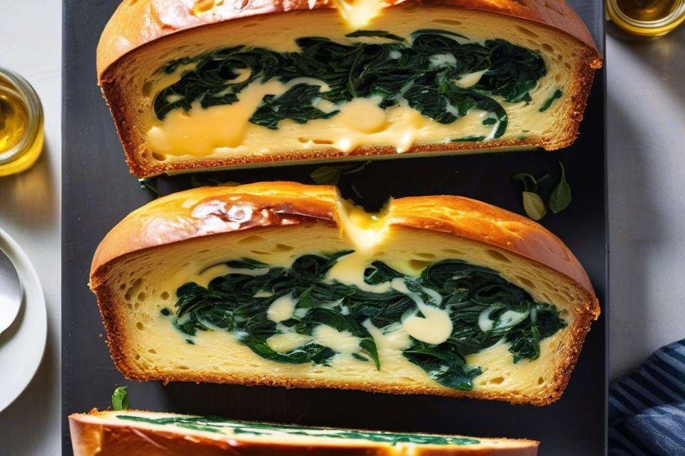 Delicious Savory Cheese Spinach Layered Loaf Recipe To Try