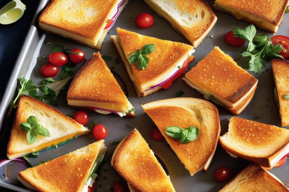 Delicious Sheet Pan Grilled Cheese Sandwiches For Easy Meals