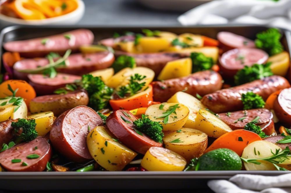 Delicious Sheet Pan Kielbasa Recipe For Easy Weeknight Dinners