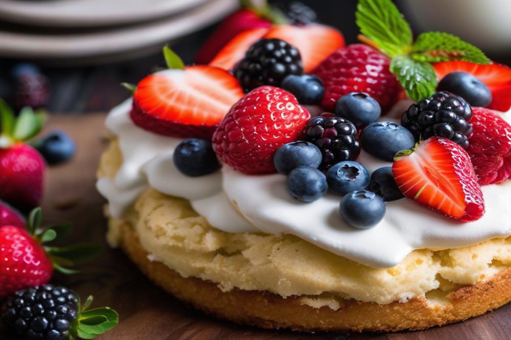 Delicious Shortcake Recipe With Light Coconut Whipped Cream