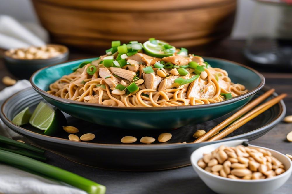 Delicious Slow Cooker Chicken Peanut Noodles Recipe For Easy Meals