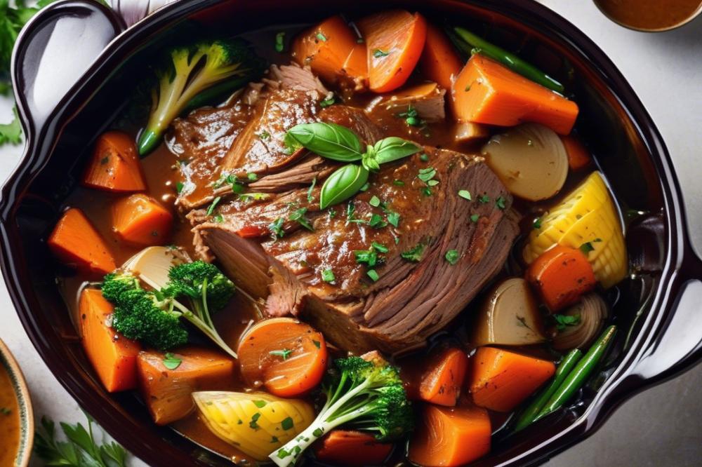Delicious Slow Cooker Italian Pot Roast Recipe For Family Dinners