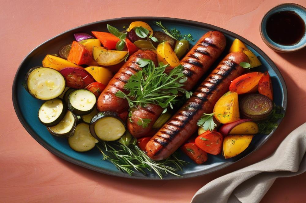 Delicious Smoked Sausage And Roasted Vegetables Recipe Idea