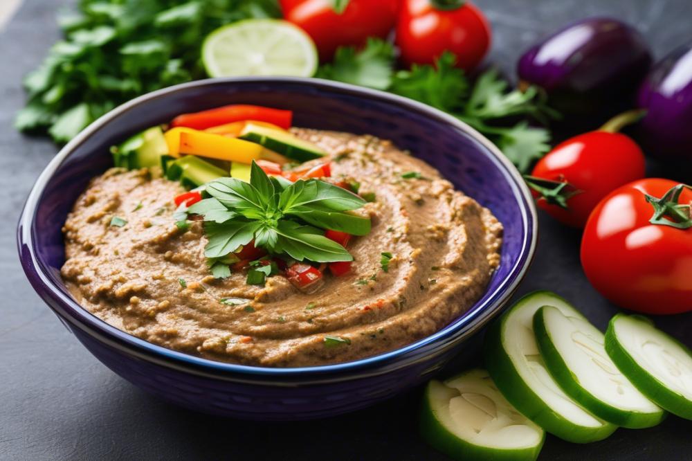 Delicious Smoky Aubergine Dip Recipe For Easy Appetizers