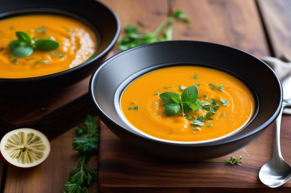Delicious Spiced Sweet Potato And Apple Soup Recipe
