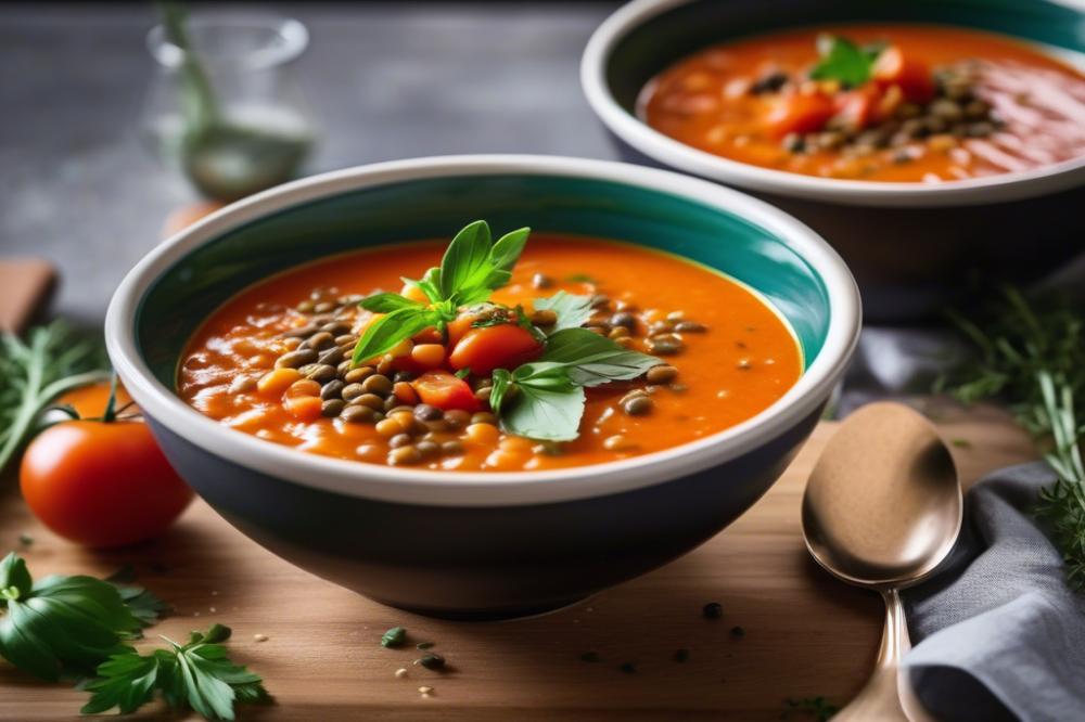 Delicious Spiced Tomato And Lentil Soup Recipe For Comfort