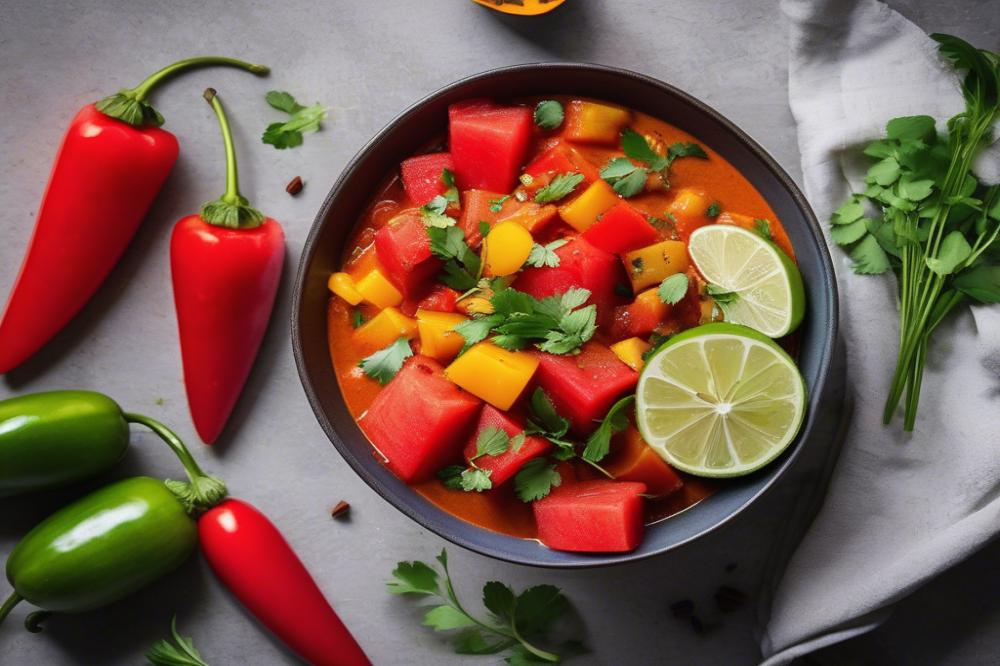 Delicious Spiced Watermelon Curry With Carrots And Peppers Recipe