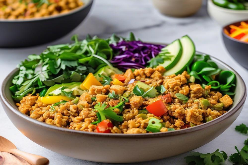 Delicious Spicy Tempeh Crumble Bowl Recipe For Healthy Meals