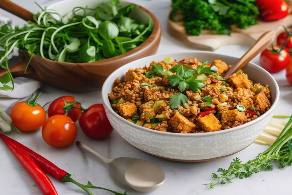 Delicious Spicy Tempeh Crumble Bowl Recipe For Healthy Eating