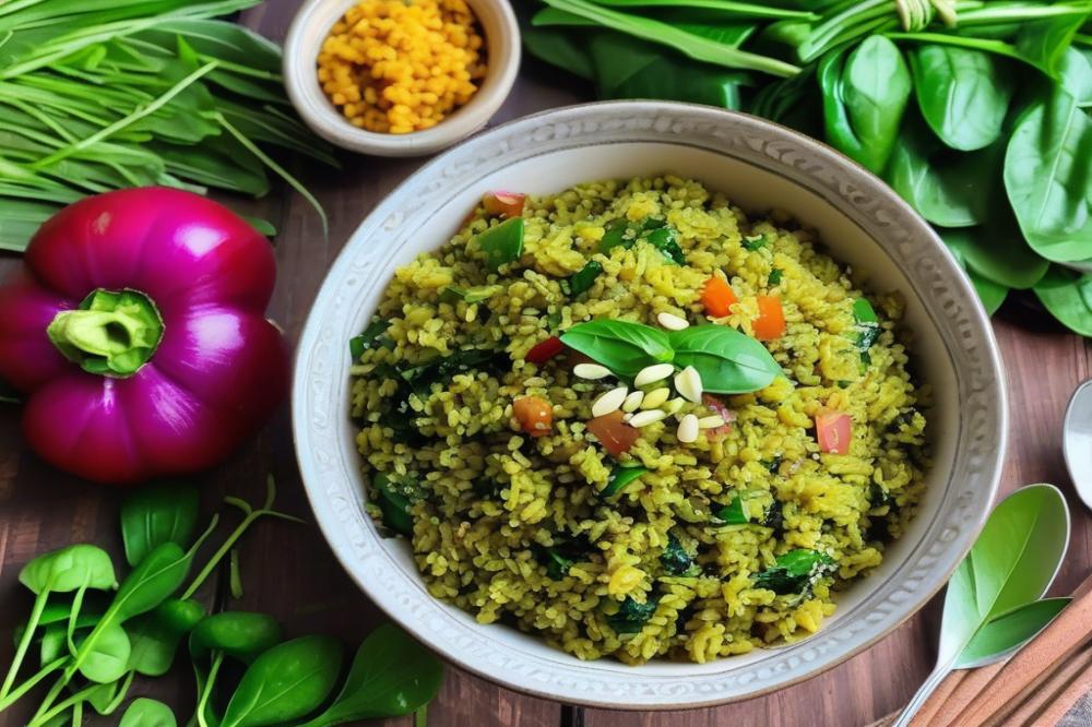 Delicious Spinach And Millet Pulav Recipe For Healthy Eating