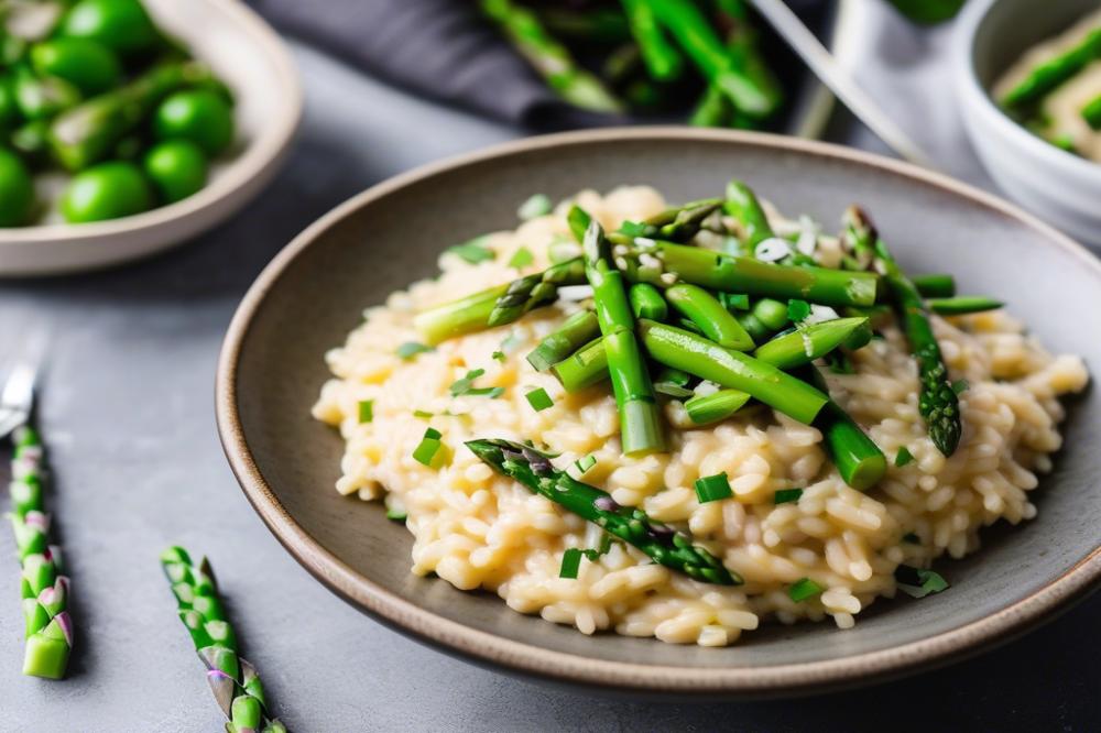 Delicious Spring Risotto With Asparagus Recipe For Fresh Flavor
