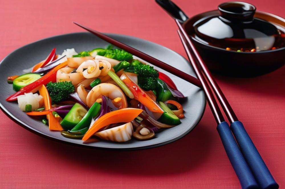 Delicious Squid Stir Fry Recipe In Savory Oyster Sauce