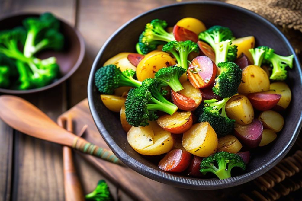 Delicious Stir-Fried Potatoes And Broccoli Recipe For Healthy Meals