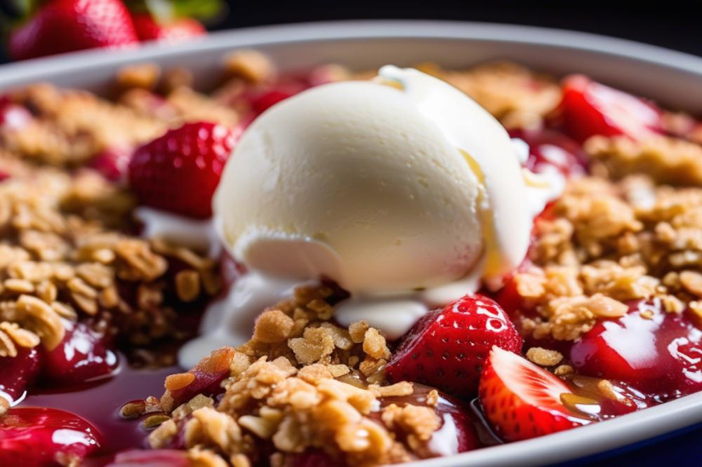 Delicious Strawberry Rhubarb Crisp Recipe: Easy Dessert Idea