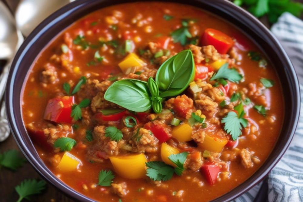 Delicious Stuffed Pepper Soup Recipe: Easy & Flavorful Comfort Food