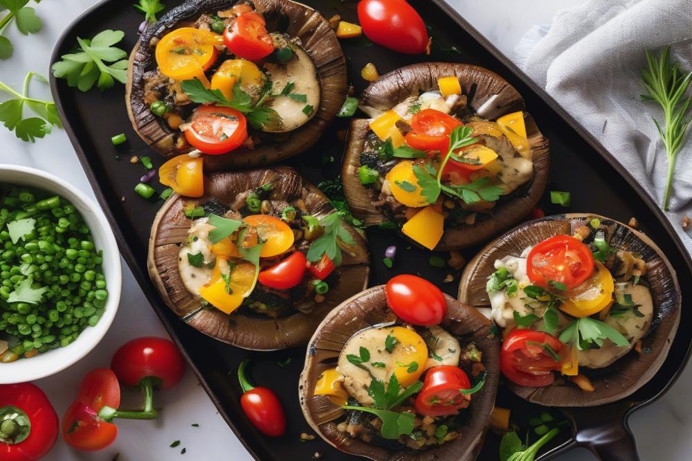 Delicious Stuffed Portobello Mushrooms Recipe For Healthy Eating