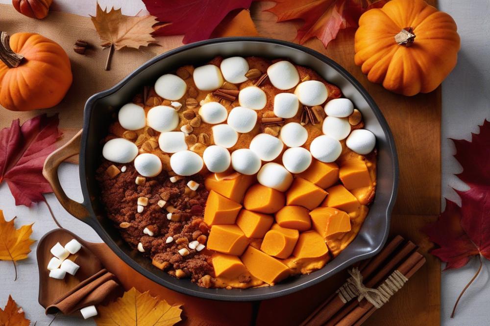 Delicious Sweet Potato Casserole Recipe With Marshmallow Topping