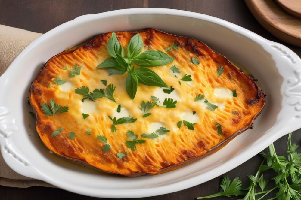 Delicious Sweet Potatoes Au Gratin Recipe – Creamy & Cheesy Delight