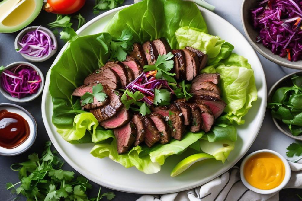 Delicious Thai Steak Lettuce Wraps Recipe For Healthy Eating