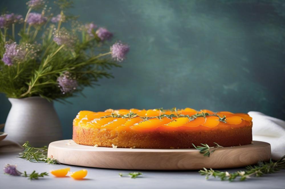 Delicious Thyme Apricot Upside-Down Cake Recipe To Try Today
