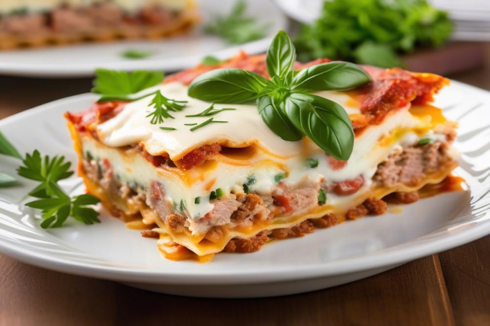 Delicious Turkey Sausage Alfredo Lasagna: A Cozy Comfort Dish