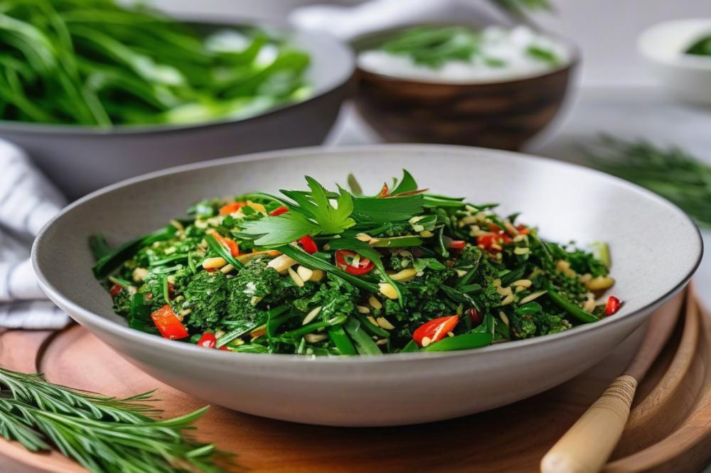 Delicious Udupi-Style Dill Leaves Stir-Fry Recipe With Coconut