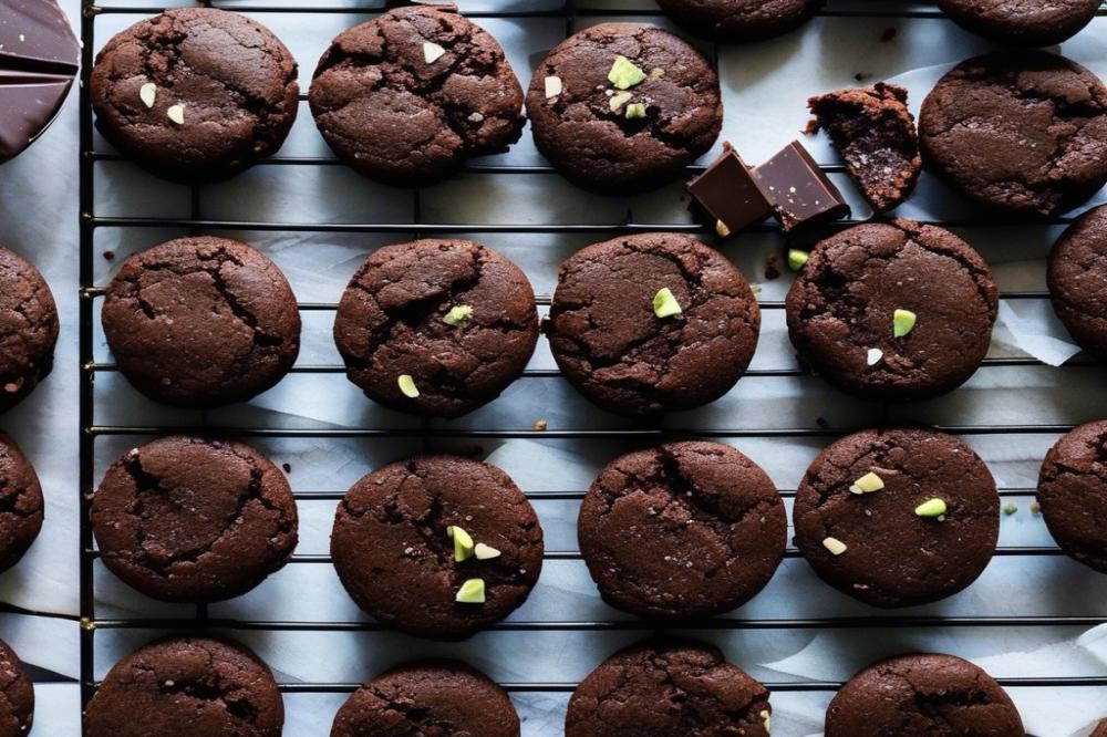 Delicious Vegan Chocolate Avocado Cookies With Double Chocolate Chunks