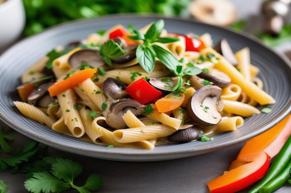 Delicious Vegan Creamy Mushroom Pasta Recipe For Easy Meals