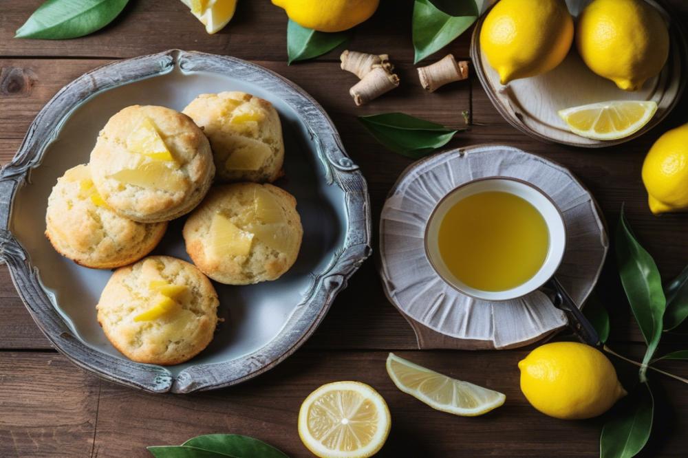Delicious Vegan Lemon Ginger Scones Recipe For A Perfect Treat