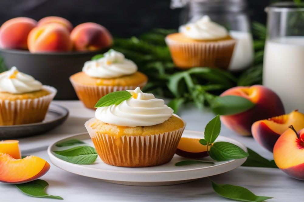 Delicious Vegan Peaches And Cream Muffins Recipe To Try Today