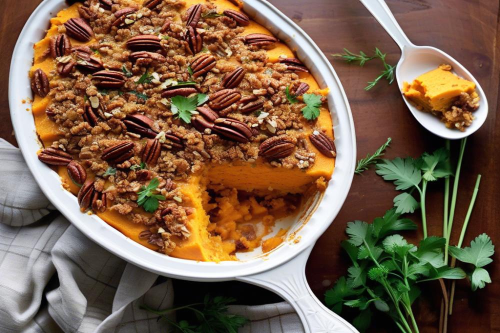 Delicious Vegan Sweet Potato Casserole For Cozy Gatherings