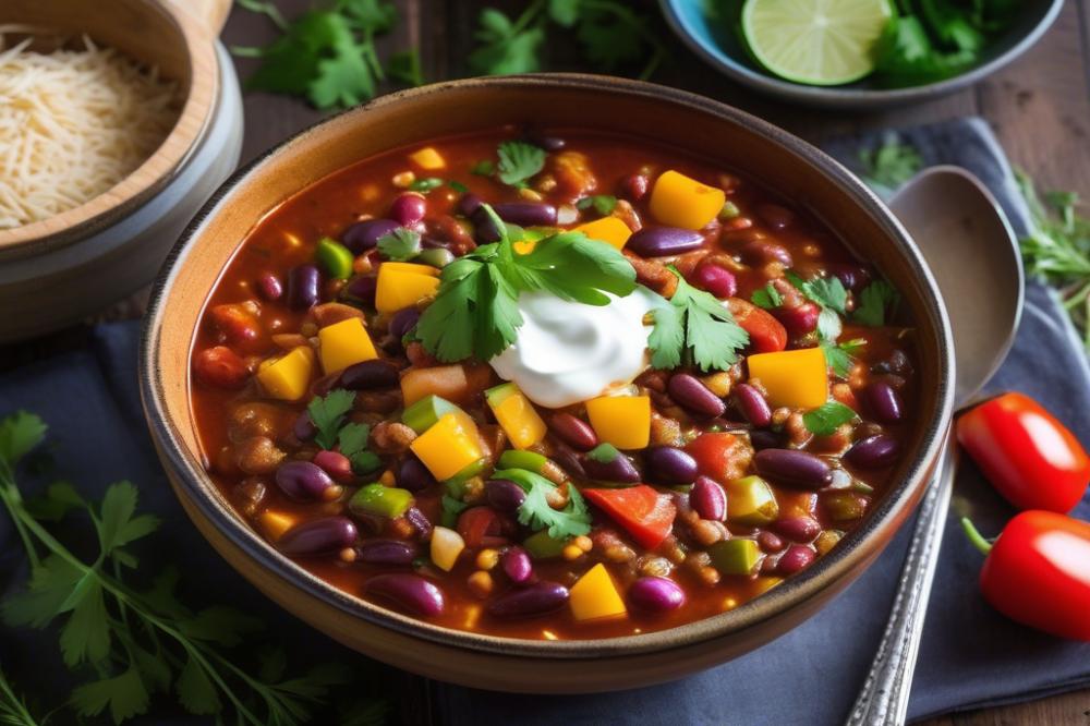 Delicious Vegetarian Chili Recipe For Healthy Comfort Food